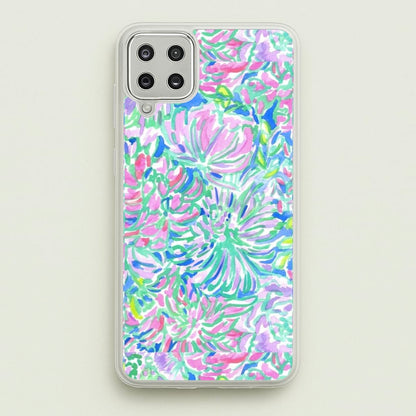 Colourful Floral Painting  - Floral Phone Case for Galaxy A12