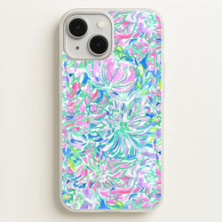 Colourful Floral Painting  - Floral Phone Case for iPhone 13 Mini