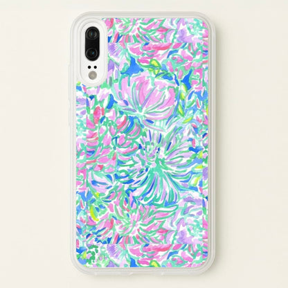 Colourful Floral Painting  - Floral Phone Case for Huawei P20