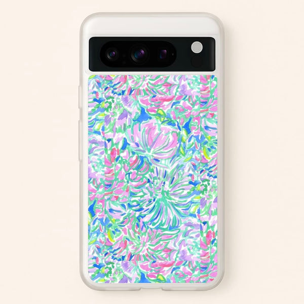 Colourful Floral Painting  - Floral Phone Case for Google Pixel 8 Pro