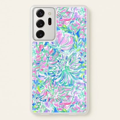 Colourful Floral Painting  - Floral Phone Case for Galaxy Note 20 Ultra