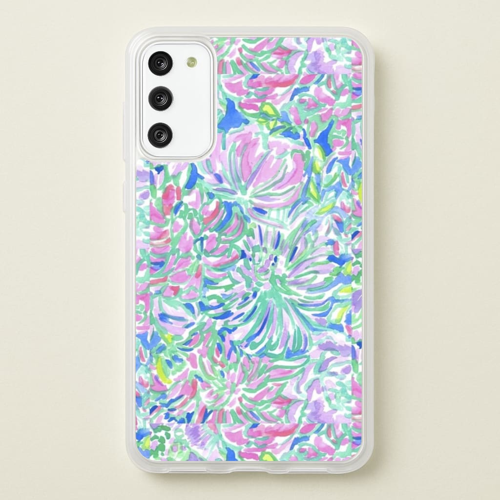 Colourful Floral Painting  - Floral Phone Case for Galaxy S20FE
