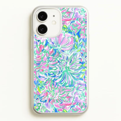 Colourful Floral Painting  - Floral Phone Case for iPhone 11