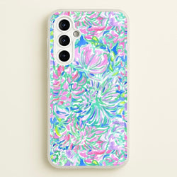 Colourful Floral Painting  - Floral Phone Case for Galaxy A54