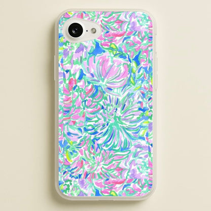 Colourful Floral Painting  - Floral Phone Case for iPhone 16e
