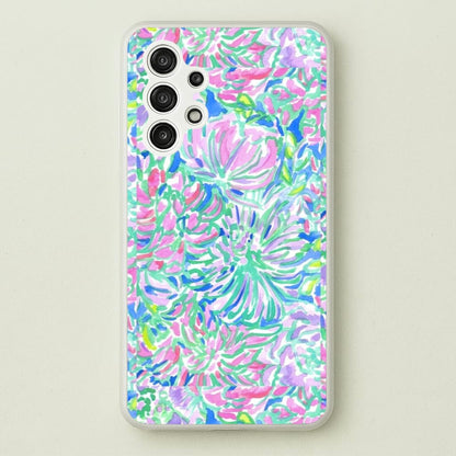Colourful Floral Painting  - Floral Phone Case for Galaxy A13