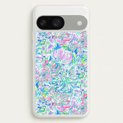 Colourful Floral Painting  - Floral Phone Case for Google Pixel 9 / 9 Pro