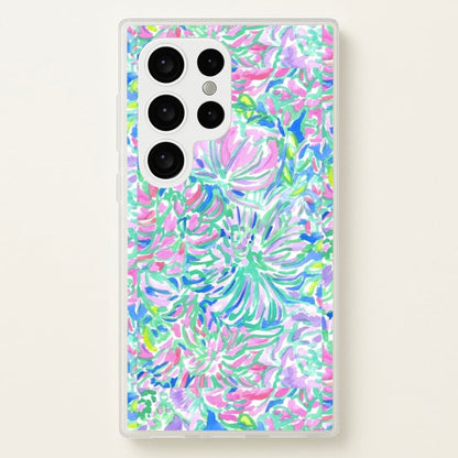 Colourful Floral Painting  - Floral Phone Case for Galaxy S24 Ultra