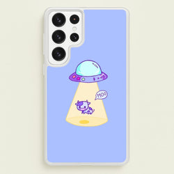 Cow Abduction  - Animal Phone Case for Galaxy S22 Ultra