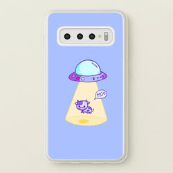 Cow Abduction  - Animal Phone Case for Galaxy S10 Plus