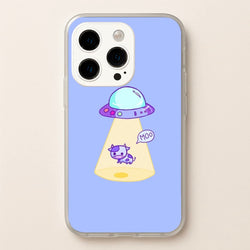 Cow Abduction  - Animal Phone Case for iPhone 14 Pro