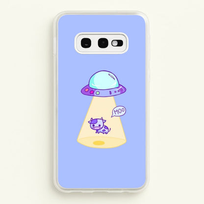Cow Abduction  - Animal Phone Case for Galaxy S10e