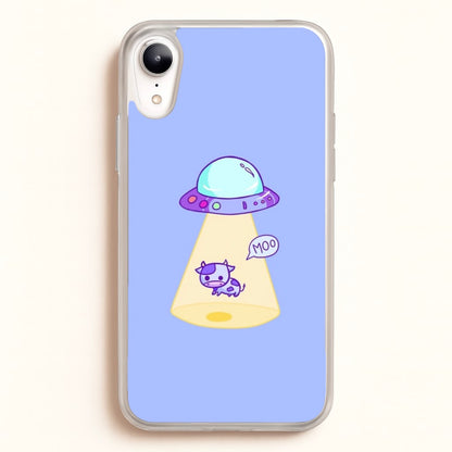 Cow Abduction  - Animal Phone Case for iPhone XR