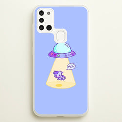 Cow Abduction  - Animal Phone Case for Galaxy A21s