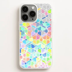 Bright Hexagon Pattern  - Pattern Phone Case for iPhone 16 Pro Max