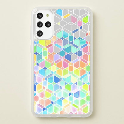 Bright Hexagon Pattern  - Pattern Phone Case for Galaxy S20 Plus