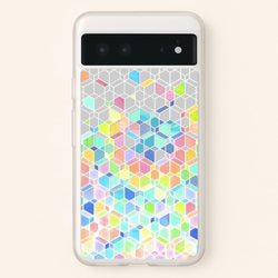 Bright Hexagon Pattern  - Pattern Phone Case for Google Pixel 6