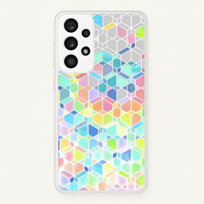 Bright Hexagon Pattern  - Pattern Phone Case for Galaxy A53