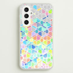 Bright Hexagon Pattern  - Pattern Phone Case for Galaxy S23FE