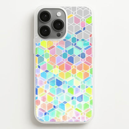 Bright Hexagon Pattern  - Pattern Phone Case for iPhone 13 Pro Max
