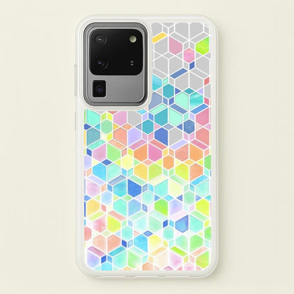 Bright Hexagon Pattern  - Pattern Phone Case for Galaxy S20 Ultra