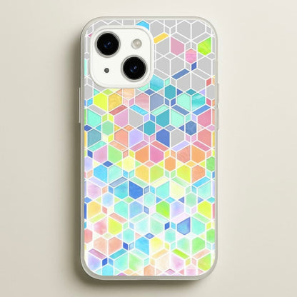 Bright Hexagon Pattern  - Pattern Phone Case for iPhone 15