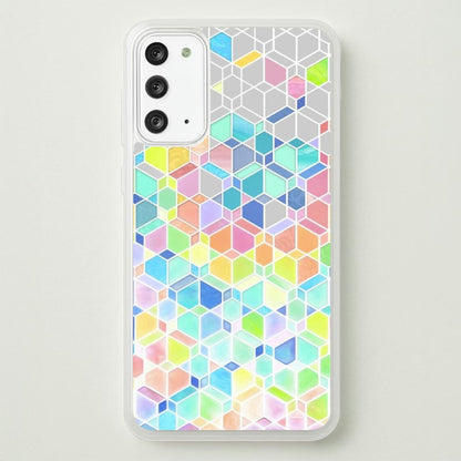 Bright Hexagon Pattern  - Pattern Phone Case for Galaxy Note 20