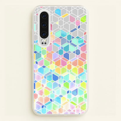 Bright Hexagon Pattern  - Pattern Phone Case for Huawei P30