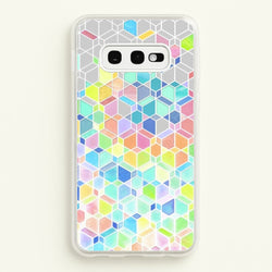 Bright Hexagon Pattern  - Pattern Phone Case for Galaxy S10e