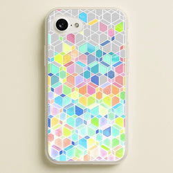 Bright Hexagon Pattern  - Pattern Phone Case for iPhone 16e