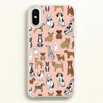 Dog Breeds - Animal Pattern  - Pattern Phone Case for iPhone XS Max