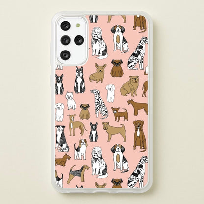 Dog Breeds - Animal Pattern  - Pattern Phone Case for Galaxy S20 Plus