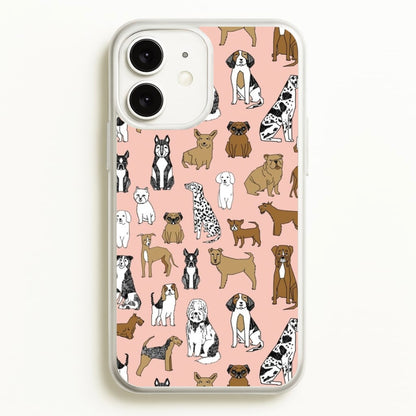 Dog Breeds - Animal Pattern  - Pattern Phone Case for iPhone 11