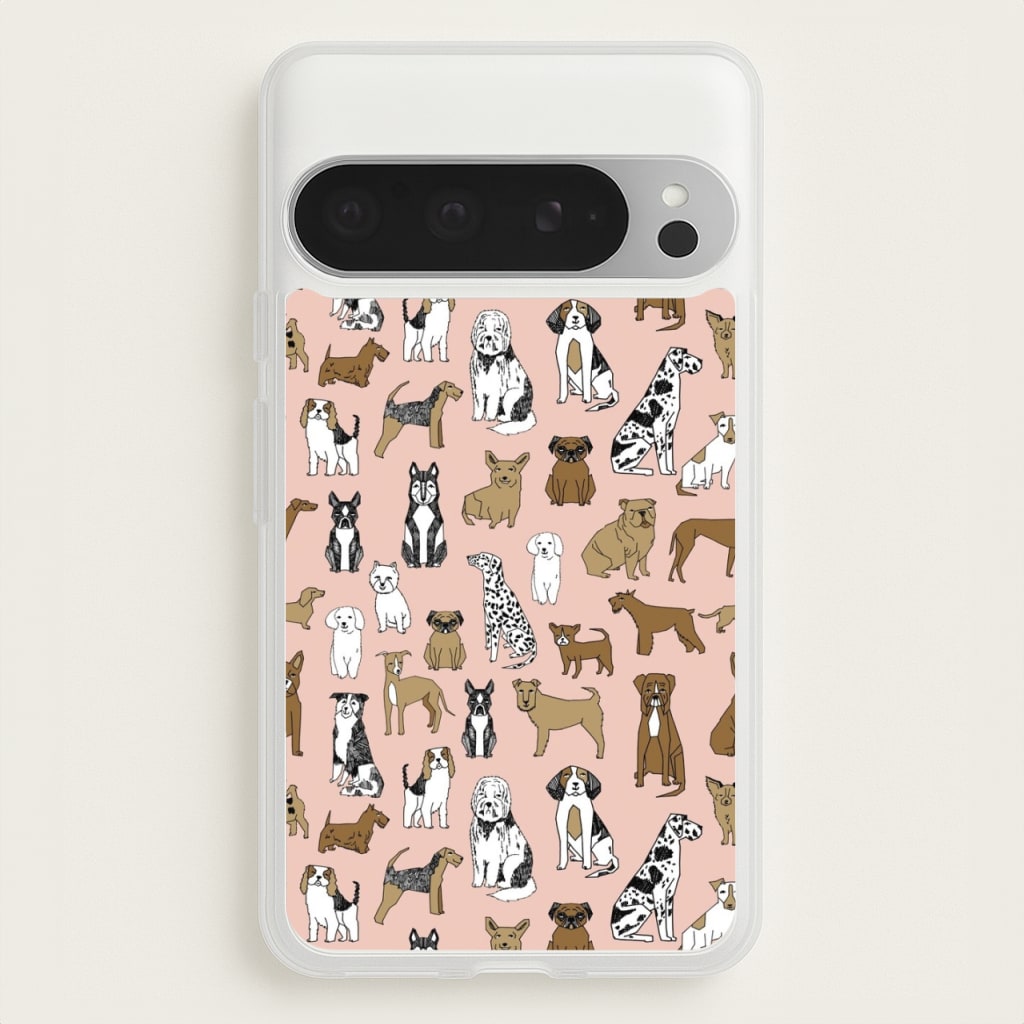 Dog Breeds - Animal Pattern  - Pattern Phone Case for Google Pixel 9 Pro XL