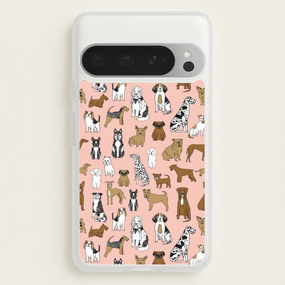 Dog Breeds - Animal Pattern  - Pattern Phone Case for Google Pixel 9 Pro XL