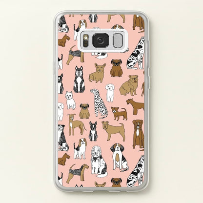 Dog Breeds - Animal Pattern  - Pattern Phone Case for Galaxy S8 Plus