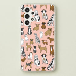 Dog Breeds - Animal Pattern  - Pattern Phone Case for Galaxy A13