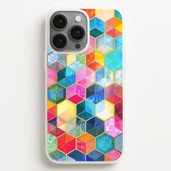 Colourful Honeycomb Pattern  - Pattern Phone Case for iPhone 13 Pro Max