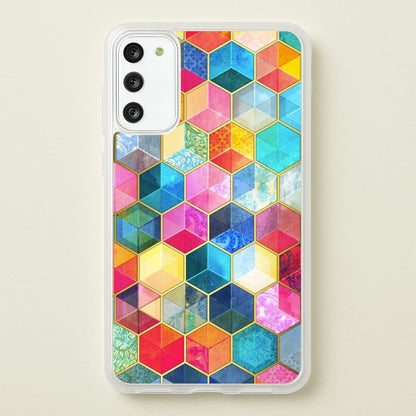 Colourful Honeycomb Pattern  - Pattern Phone Case for Galaxy A41