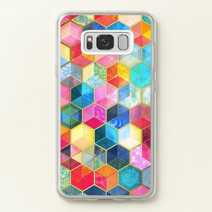 Colourful Honeycomb Pattern  - Pattern Phone Case for Galaxy S8