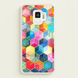 Colourful Honeycomb Pattern  - Pattern Phone Case for Galaxy S9
