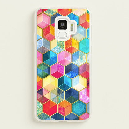 Colourful Honeycomb Pattern  - Pattern Phone Case for Galaxy S9