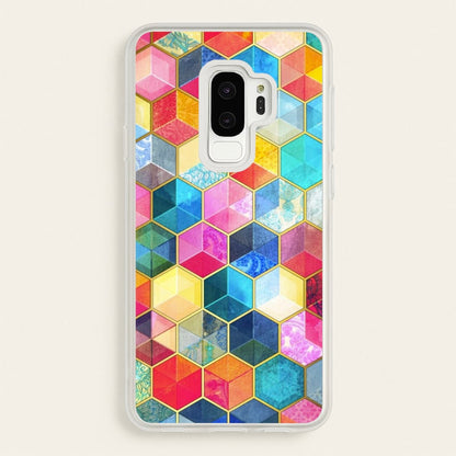 Colourful Honeycomb Pattern  - Pattern Phone Case for Galaxy S9 Plus