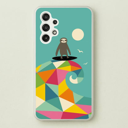 Surfing Sloth  - Animal Phone Case for Galaxy A13