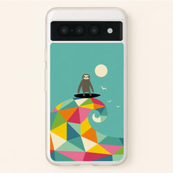 Surfing Sloth  - Animal Phone Case for Google Pixel 7 Pro