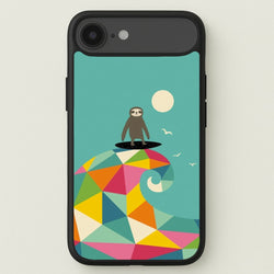 Surfing Sloth Phone Case for iPhone 17 Air