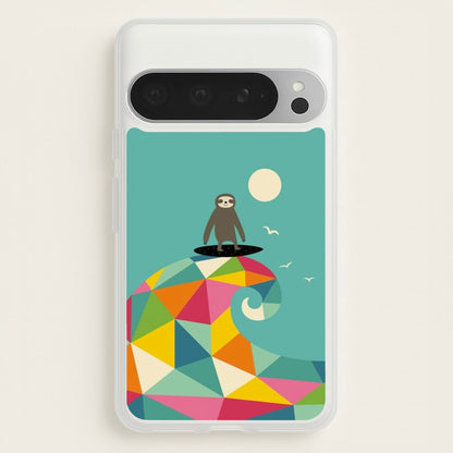 Surfing Sloth  - Animal Phone Case for Google Pixel 9 Pro XL