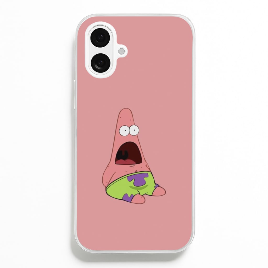 Surprised Patrick  - Spongebob Phone Case for iPhone 16 Plus