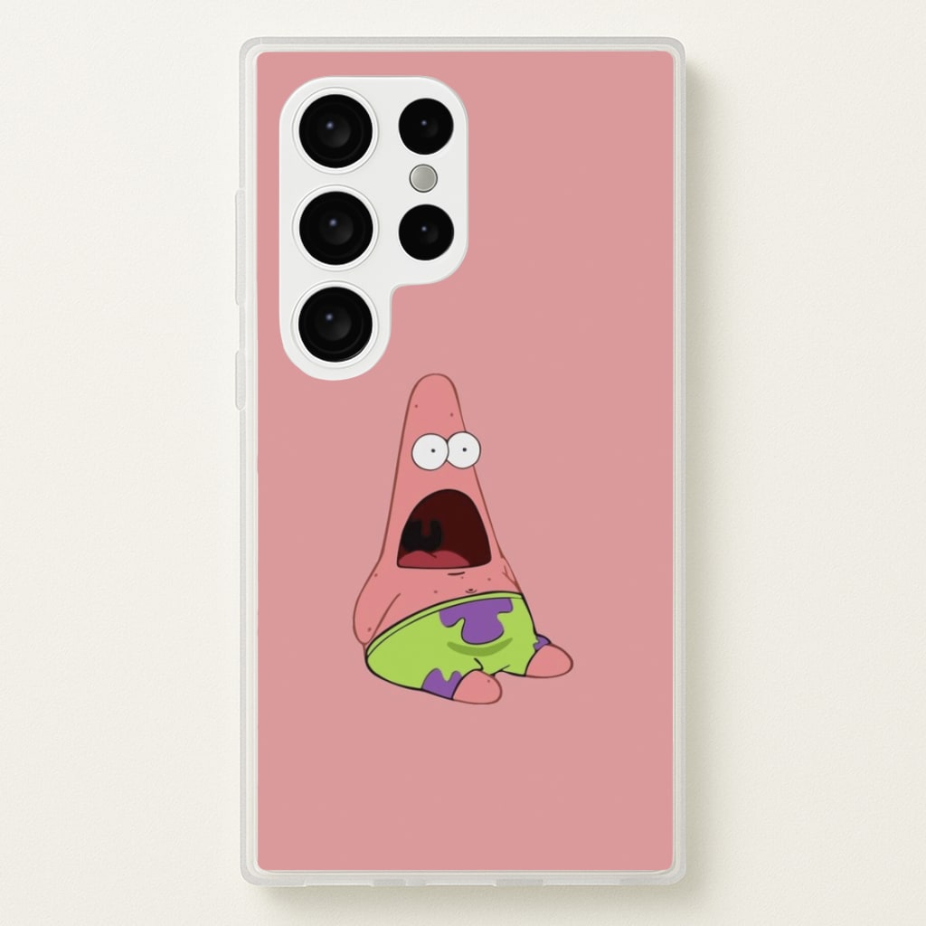Surprised Patrick  - Spongebob Phone Case for Galaxy S24 Ultra