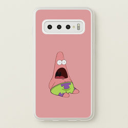 Surprised Patrick  - Spongebob Phone Case for Galaxy S10